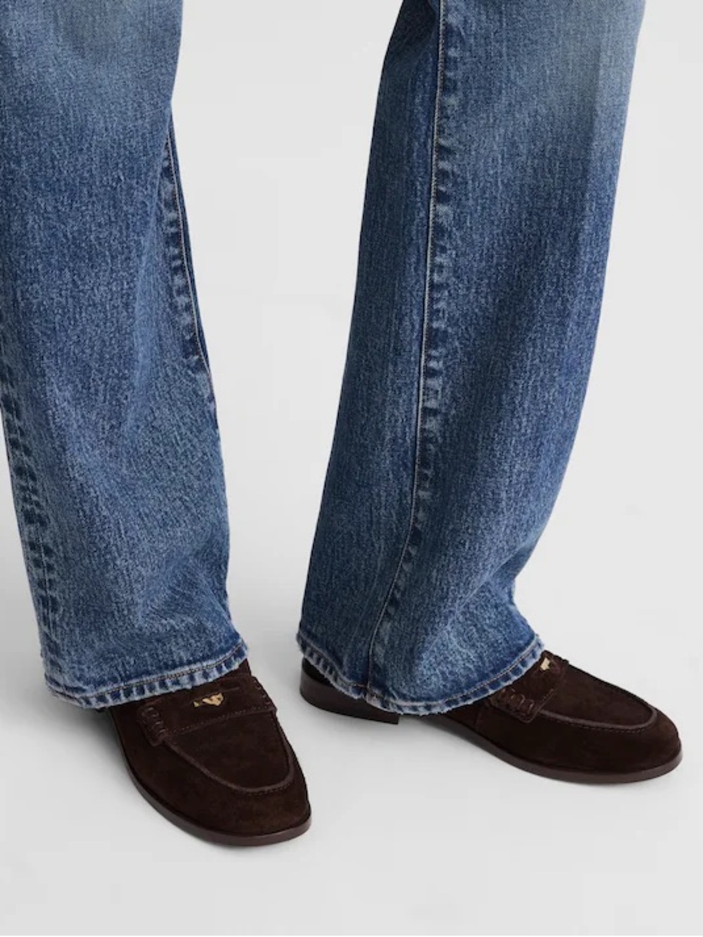 NWOB Madewell The Grayson Penny Loafer in Suede Carob Brown 8.5 - Picture 2 of 11